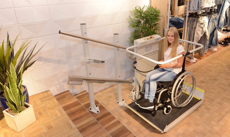 S7 SR Inclined Platform Stair Lift