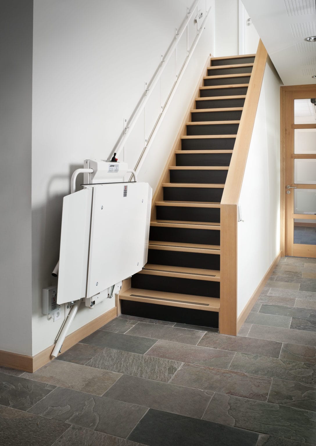 Delta platform stairlift (42) Terry Lifts