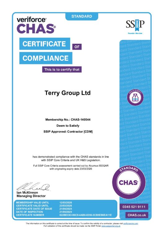 CHAS Standard Certificate