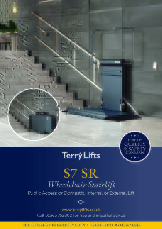 S7 SR Inclined Platform Stair Lift Brochure
