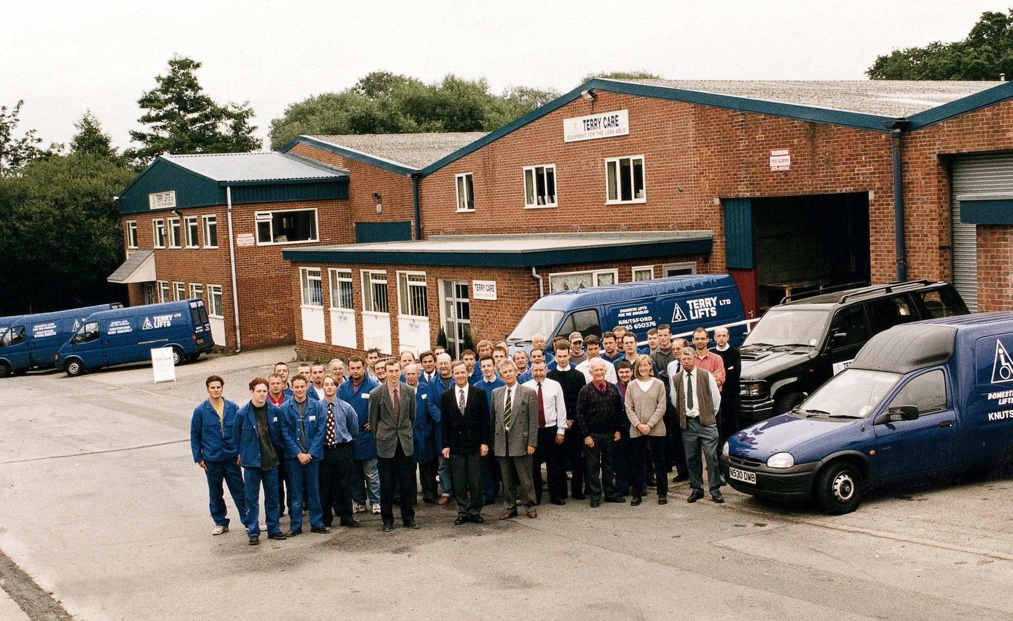 Terry Lifts Employees outside Terry Lifts