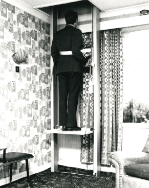 Terry Lifts' first-Counter-Balance-Lift (1960's)
