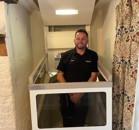 Steve Bell inside the Harmony Phase 1