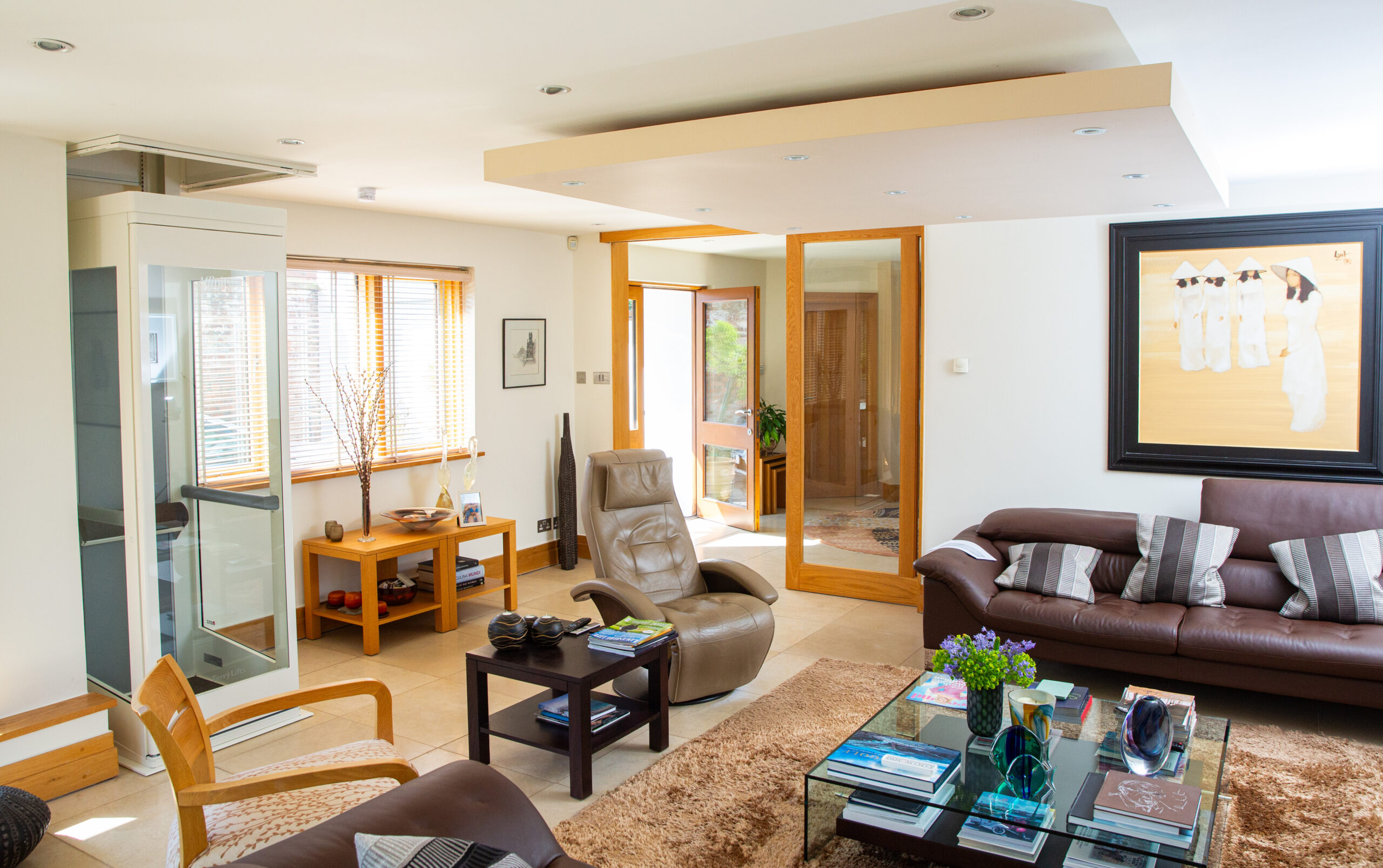 Affinity Home Lift installed in a customer's home. 